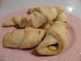 Cheesy Tofurky Stuffed Croissants