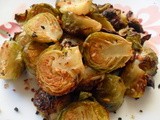 Maple-Roasted Brussels Sprouts with Toasted Hazelnuts