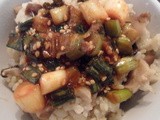 Vegan Gaji-Bap (Korean Eggplant Rice)