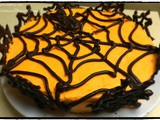 Halloween Themed Orange Cake
