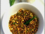 Mirchicha Kharda / Green Chilli Dry Chutney