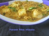 Paneer Peas Masala