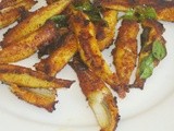 Anchovies Fish Fry / Nethili Fish Fry / Nethili Meen varuval / நெத்திலி மீன் வறுவல் - Shallow frying method