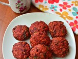 Beetroot Masala Vadai / பீட்ரூட் பருப்பு வடை / Beetroot Vada / Masala Vada / பருப்பு வடை