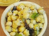 Channa Sundal  / Kondakadalai Sundal / Chick Peas Sundal