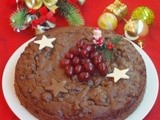 Chocolate Fruit Cake / Chocolate Christmas Cake
