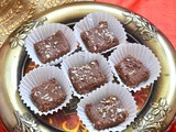 Chocolate Paneer Burfi / Paneer Burfi