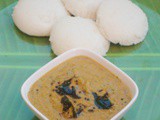 Chow Chow / Chayote Chutney - Side Dish for Idli / Dosa