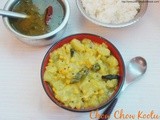 Chow Chow / Chayote Kootu with Channa Dhal (Kadalai paruppu) - Tamilnadu Style
