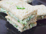 Cucumber Sandwich / Cucumber Cream Cheese Sandwich