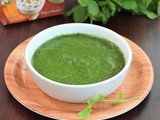 Green Chutney For Sandwiches and Chaats / Corriander Mint Chutney