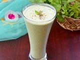 Mint Lassi / Salted Mint Lassi / Pudhina Lassi