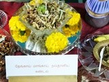 Navadhaniya Sundal / Thengai Mangai Navadhaniya Sundal / Mixed Sprouts Sundal - 250th post