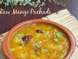 Raw Mango Pachadi / Manga Pachadi / மாங்காய் பச்சடி- Tamil New Year Special