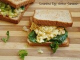 Scrambled Egg Cheese Sandwich - Kids Special Recipe