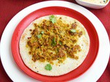 Soya Curry Dosa / Soya Kheema Dosa