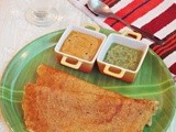 Thinai Adai / Thinai Paruppu Adai / Thinai Masala Adai / Adai Dosa