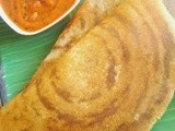 Thinai Dosai / Foxtail Millet Dosa