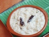 Vellari Pachadi  / Yellow Indian Cucumber Raita - Kerala Style