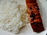 Pavé de saumon Teriyaki-Saté en papillote