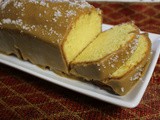 Buttery Pound Cake with Salty Caramel Glaze