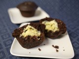 Chocolate Cheesecake Muffins