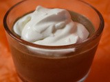 Chocolate Espresso Tapioca Pudding with Kahlúa Whipped Cream