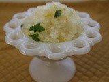 Lemon Lime Champagne Granita