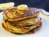 Orange Pancakes with Honey Butter