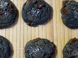 Salted Black Tahini Chocolate Chip Cookies