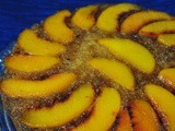 Whiskey Peach Upside-Down Cake