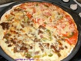 Steak & Cheese & Hawaiian Homemade Pizza