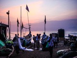 Backpacking from Accra to Cape Coast: Dawn at the beach