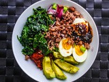 Birthing Waakye with sautéed spinach on Mothers’ day