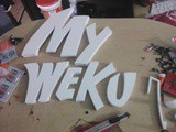 MyWeku Restaurant: Making the signage