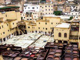 The Chouara Tannery in Fez, Morocco