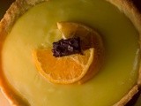 Lemon Tart with lemon french custard