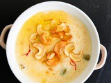 Arisi paruppu payasam with coconut milk