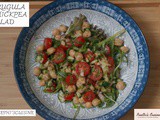 Arugula chickpea salad