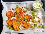 Baked mix vegetable bites