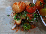 Bruschetta vada chaat