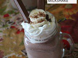 Chocolate banana milkshake