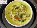 Chow chow raita / chayote in yogurt sauce