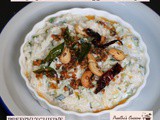 Curd rice with mandakki / puffed rice