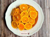 Eggless orange cake