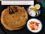 Kachhe papite ki masaledar roti /spiced raw papaya flat bread