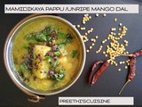 Mamidikaya pappu / unripe mango dal
