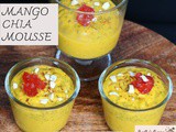 Mango chia mousse ( dessert)