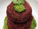 Quinoa and beetroot patties