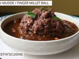 Ragi mudde /finger millet ball